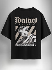 Identity Black Oversized Tshirt - Urban Forever