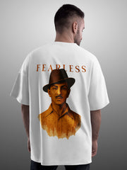 Fearless (Bhagat Singh) Black & White Tshirt (Unisex)
