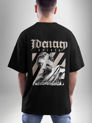 Identity Black Oversized Tshirt - Urban Forever