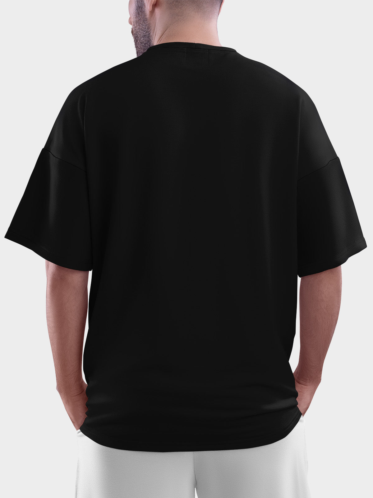 Plain Black Oversized Tshirt - Urban Forever