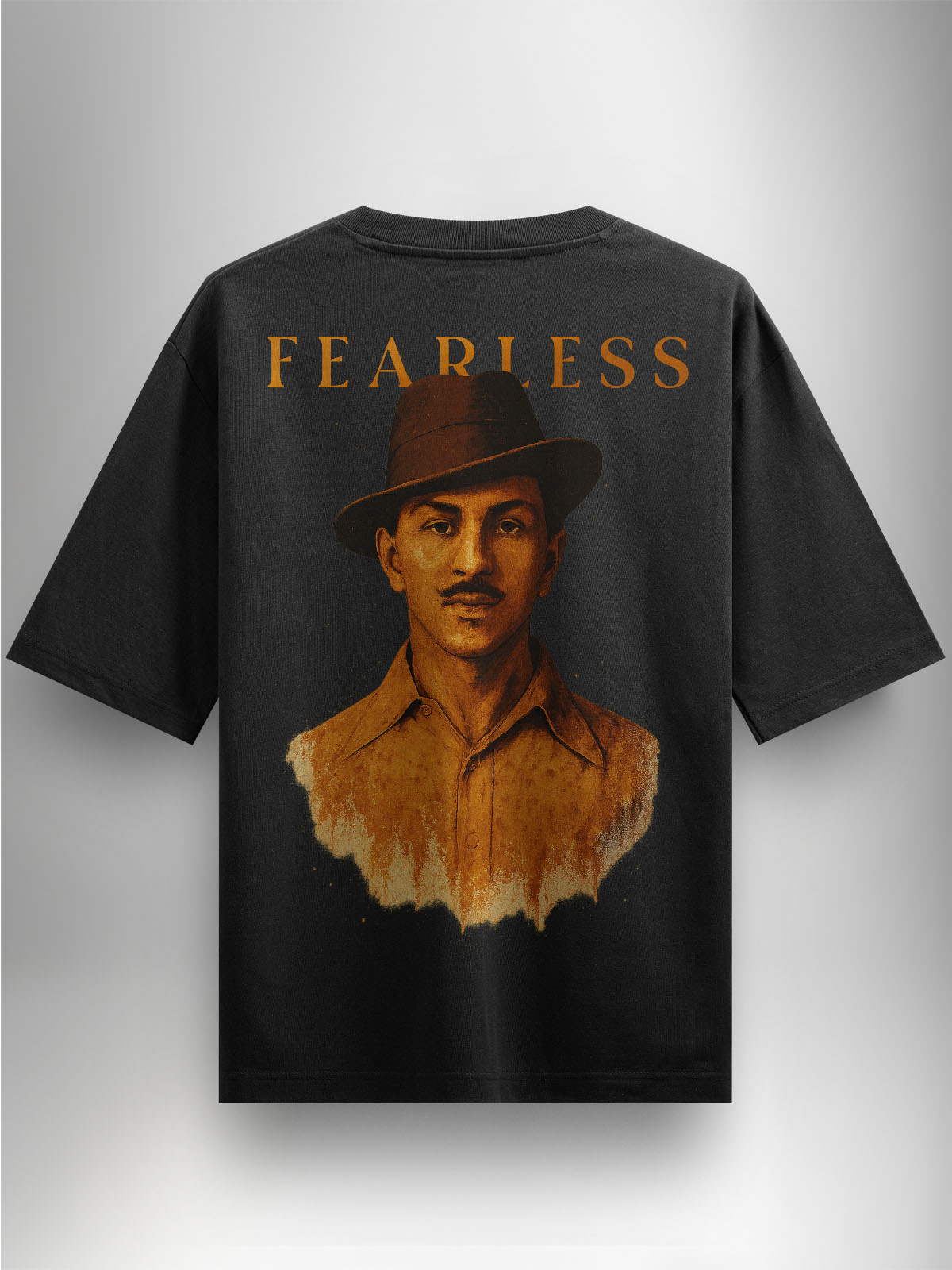 Fearless Black Oversized Tshirt (Unisex) - Urban Forever