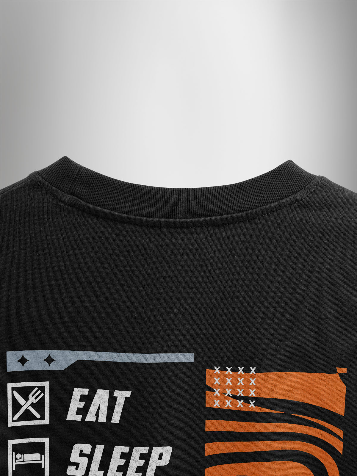 Rep & Rise Black Oversized Tshirt - Urban Forever