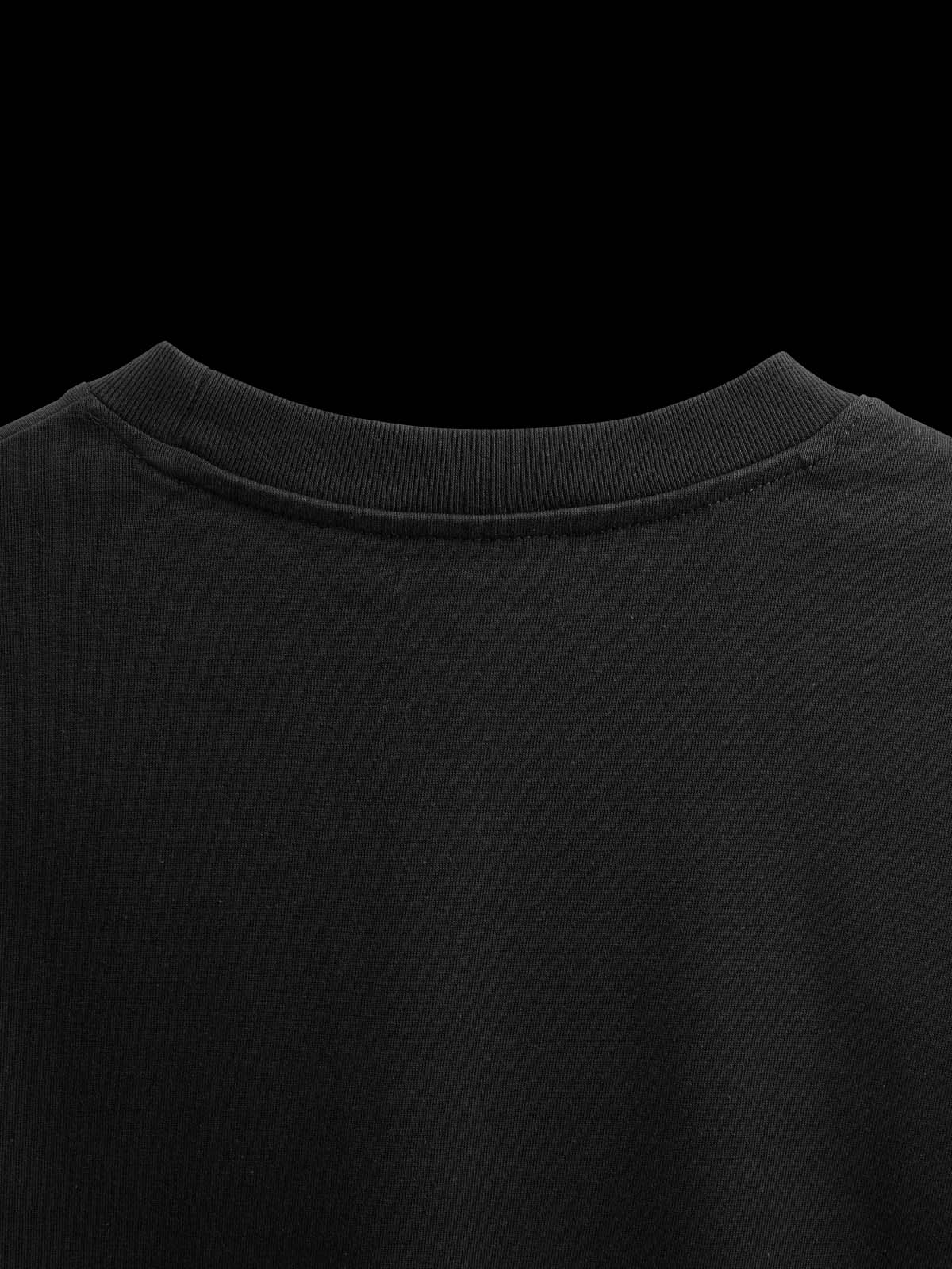 Conqueror Black Oversized Tshirt - Urban Forever