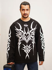 Dark Ethos - Puff Print Full Oversized T-shirt