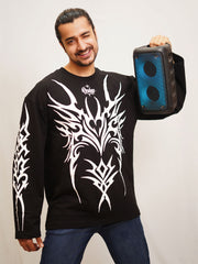 Dark Ethos - Puff Print Full Oversized T-shirt