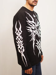 Dark Ethos - Puff Print Full Oversized T-shirt