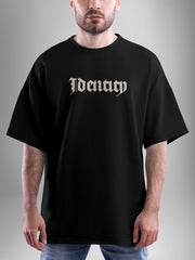 Identity Black Oversized Tshirt - Urban Forever