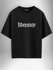 Identity Black Oversized Tshirt - Urban Forever