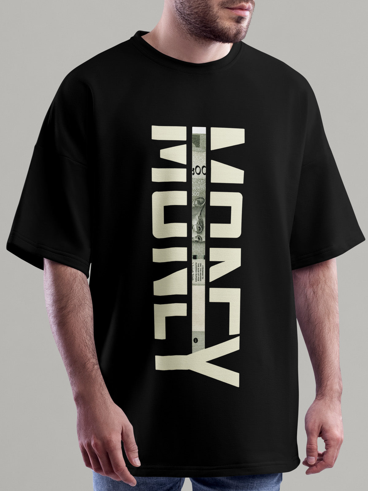 Money Artistic Oversized Tshirt - Urban Forever