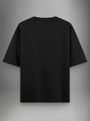 Plain Black Oversized Tshirt - Urban Forever