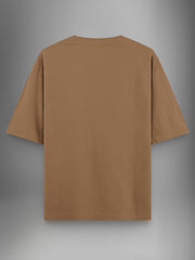 Plain Brown Oversized Tshirt - Urban Forever