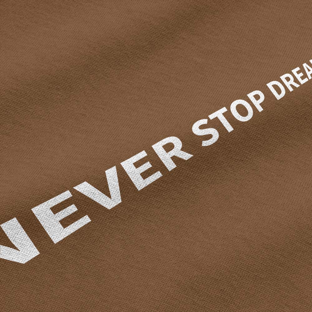 Never Stop Dreaming Oversized Tshirt - Urban Forever