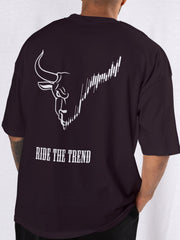 Big Bull Trader Oversized Tshirt - Urban Forever