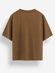 Overthinker Brown Oversized Tshirt - Urban Forever