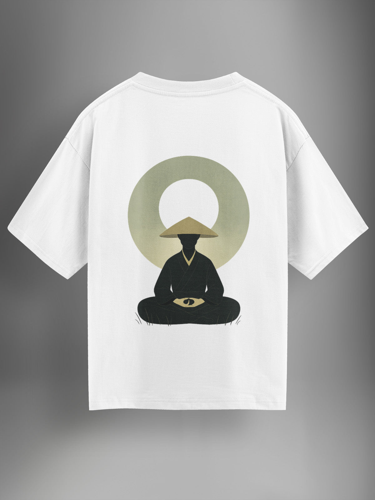 Inner Focus White Oversized Tshirt - Urban Forever