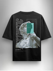 Neo Aesthetic Black Oversized Tshirt - Urban Forever