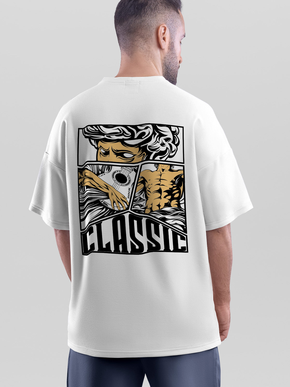 Modern Muse White Oversized Tshirt - Urban Forever