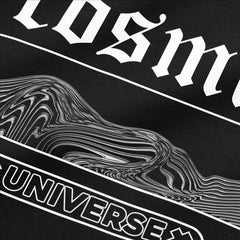 Cosmic Universe Black Oversized Tshirt - Urban Forever