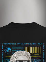 Urban Myth Black Oversized Tshirt - Urban Forever