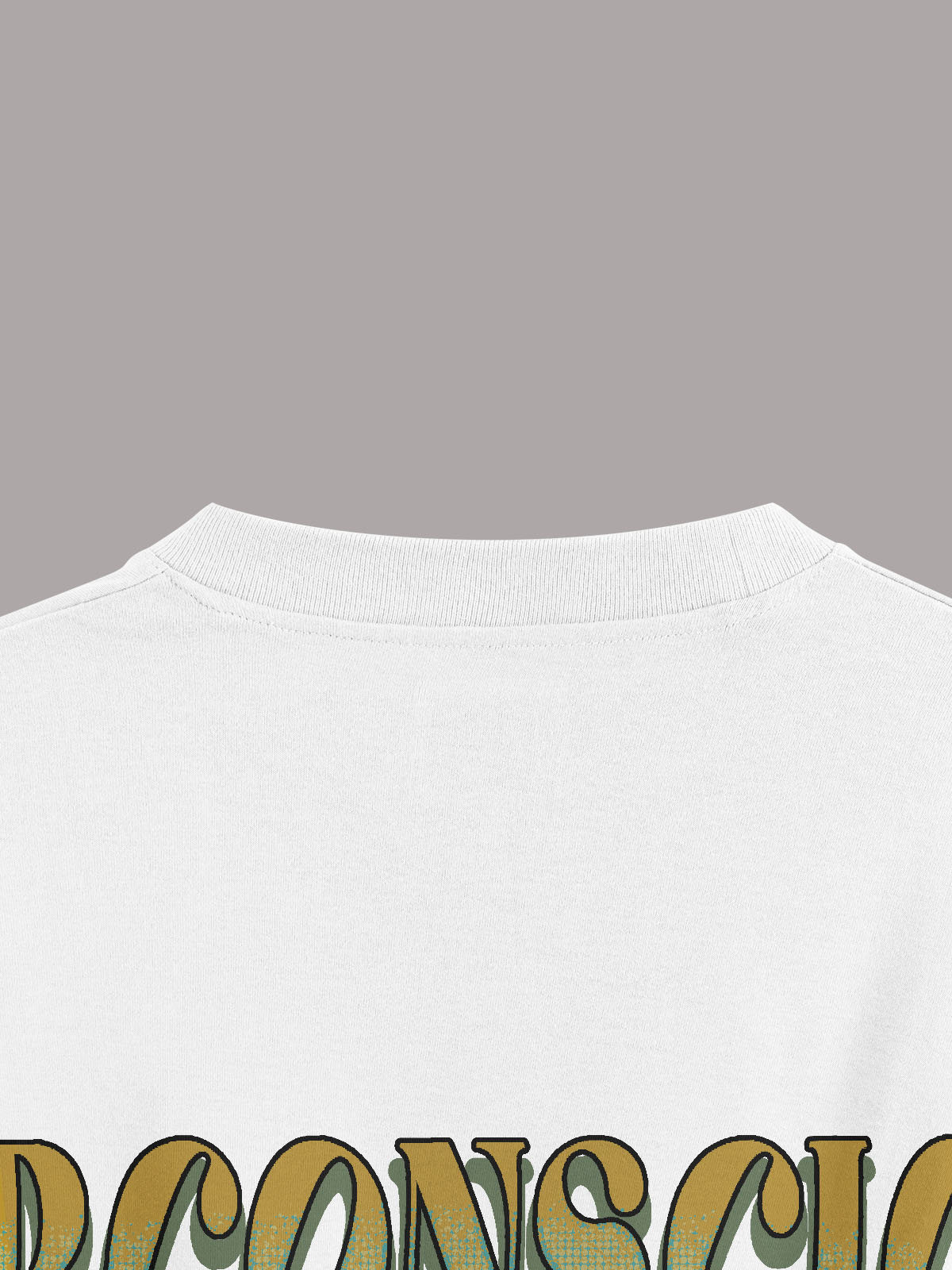 Subconscious White Oversized Tshirt - Urban Forever