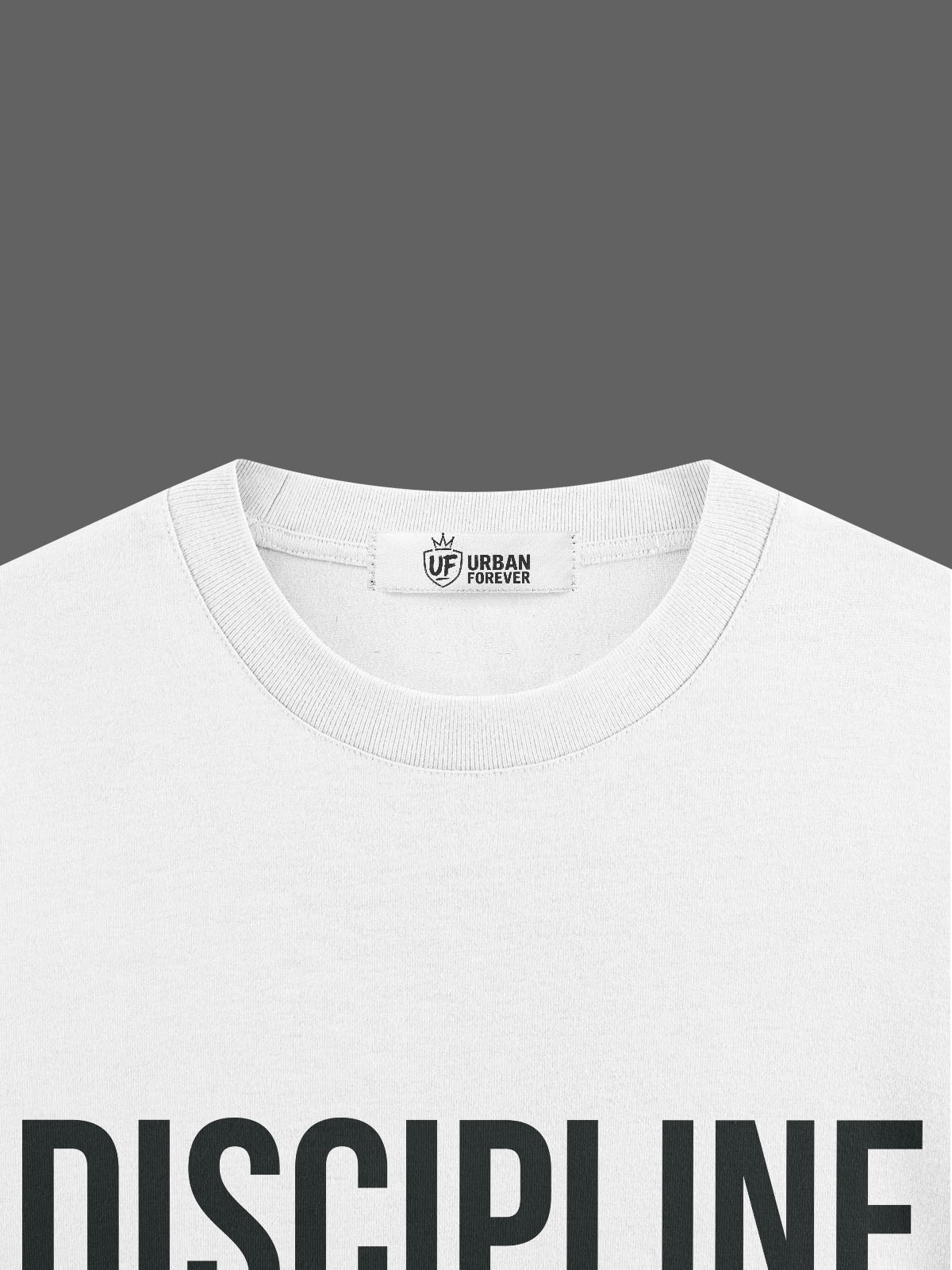 Inner Focus White Oversized Tshirt - Urban Forever