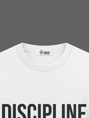 Inner Focus White Oversized Tshirt - Urban Forever