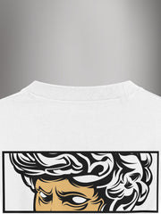 Modern Muse White Oversized Tshirt - Urban Forever