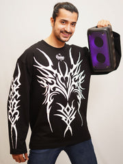 Dark Ethos - Puff Print Full Oversized T-shirt