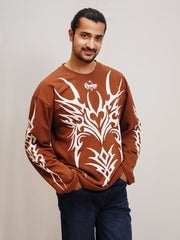 Apex Tribal - Puff Print Full Oversized T-shirt