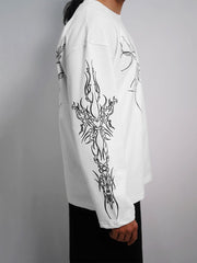 Titan Sigil - Puff Print Full Oversized T-shirt