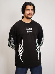 Urban Crest - Puff Print Full Oversized T-shirt