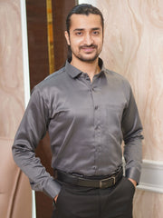 Grey Classic Formal Shirt