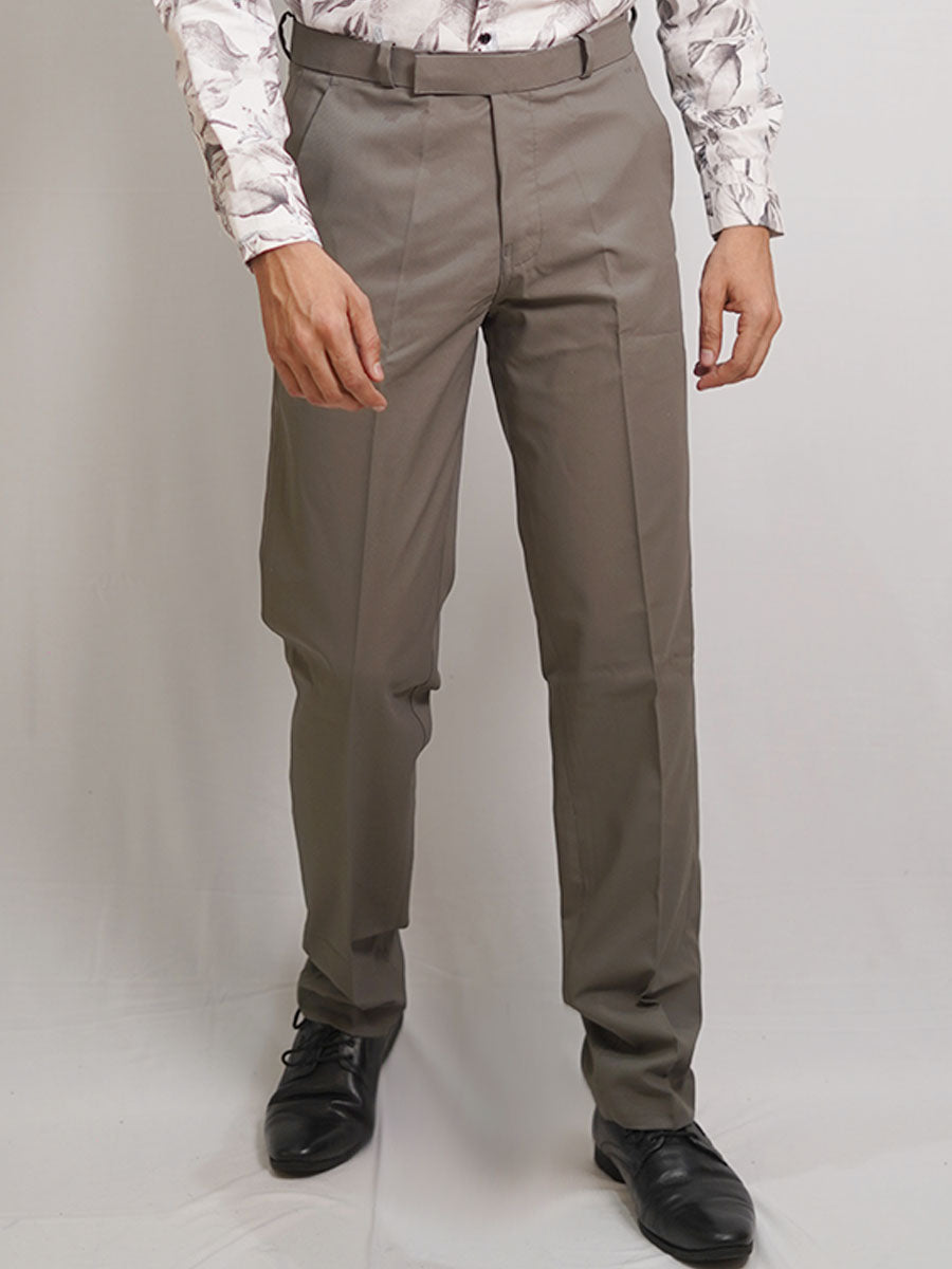 Elite Tailored Formal Trouser Pant (Mid Tone Grey)
