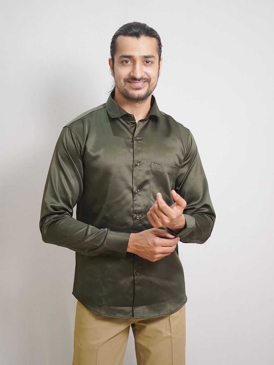 English Green Classic Formal Shirt