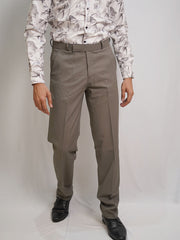 Elite Tailored Formal Trouser Pant (Mid Tone Grey)