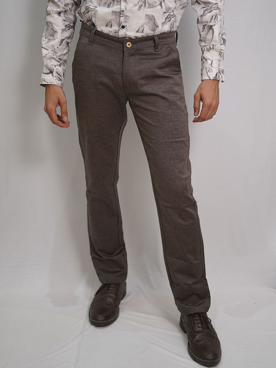 Silverish Golden Grey Trouser