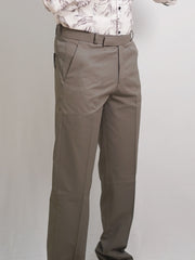 Elite Tailored Formal Trouser Pant (Mid Tone Grey)