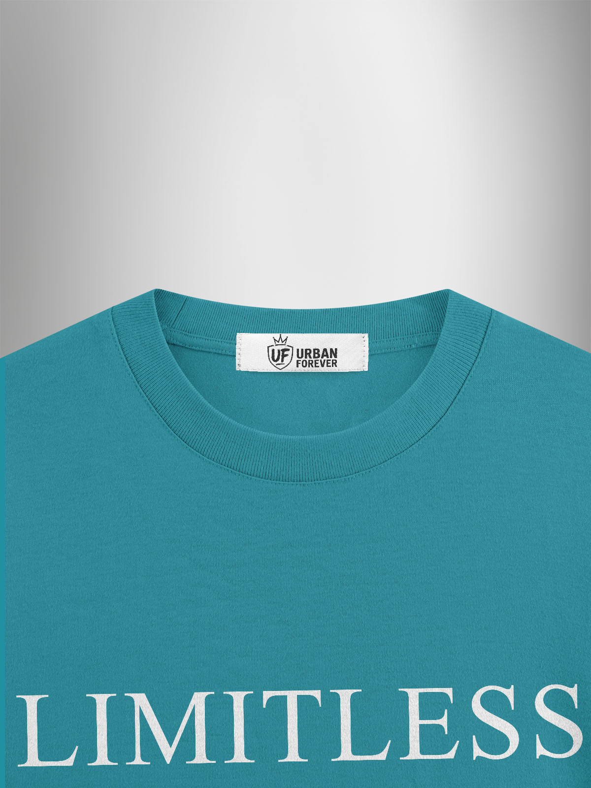Limitless Teal Oversized Tshirt - Urban Forever