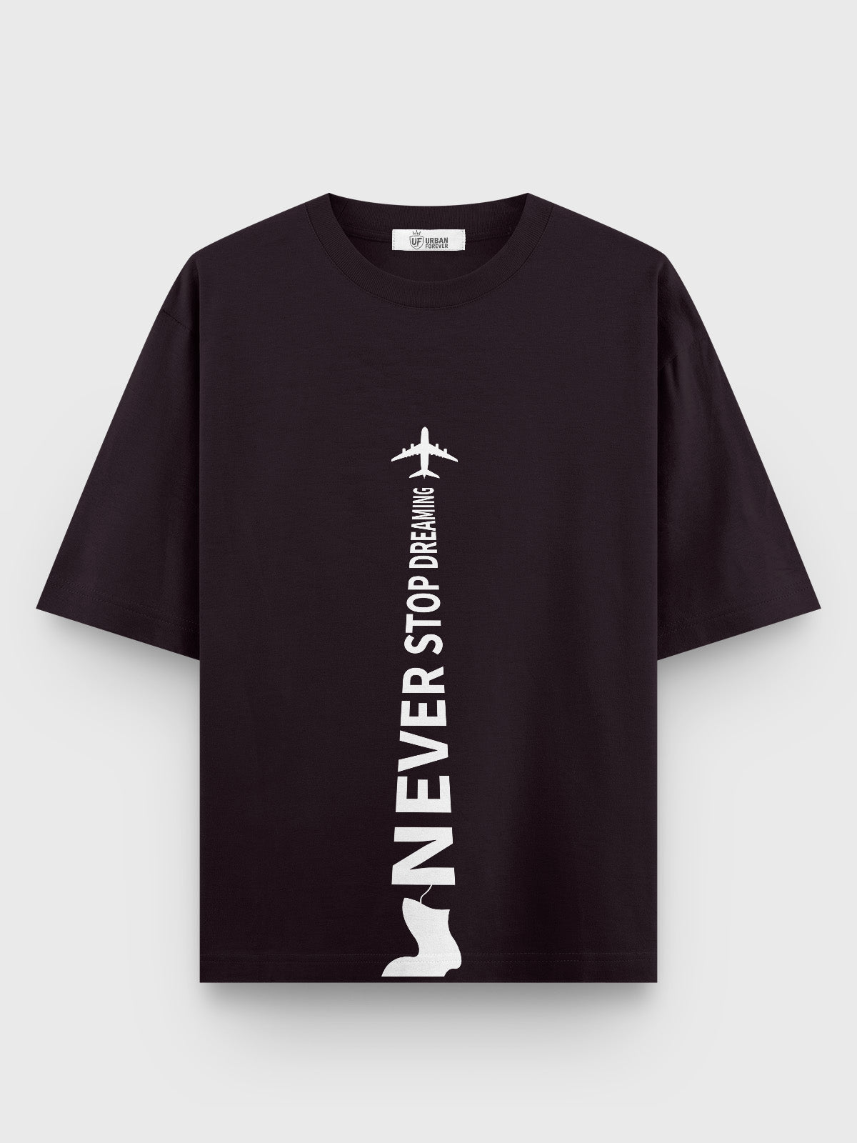 Never Stop Dreaming Oversized Tshirt - Urban Forever