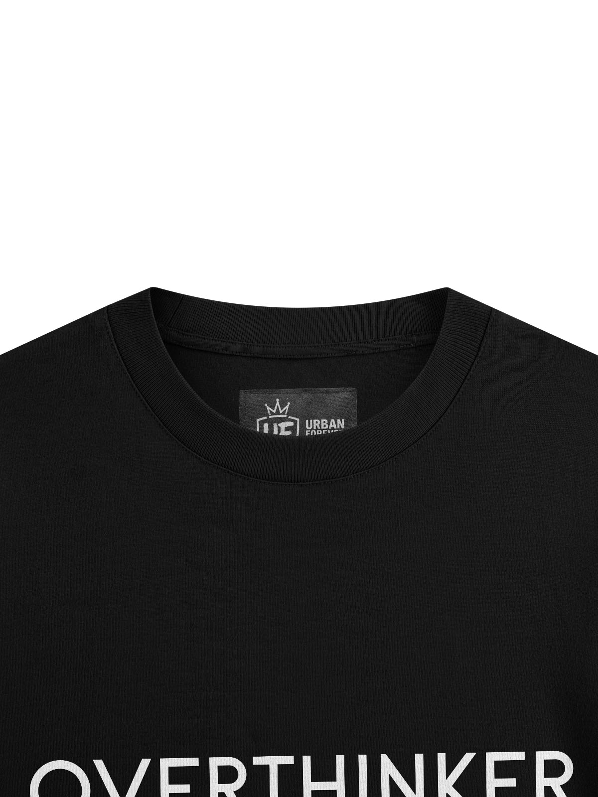 Overthinker Brown Oversized Tshirt - Urban Forever