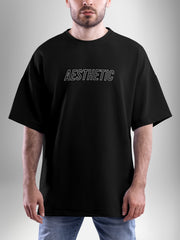 Neo Aesthetic Black Oversized Tshirt - Urban Forever