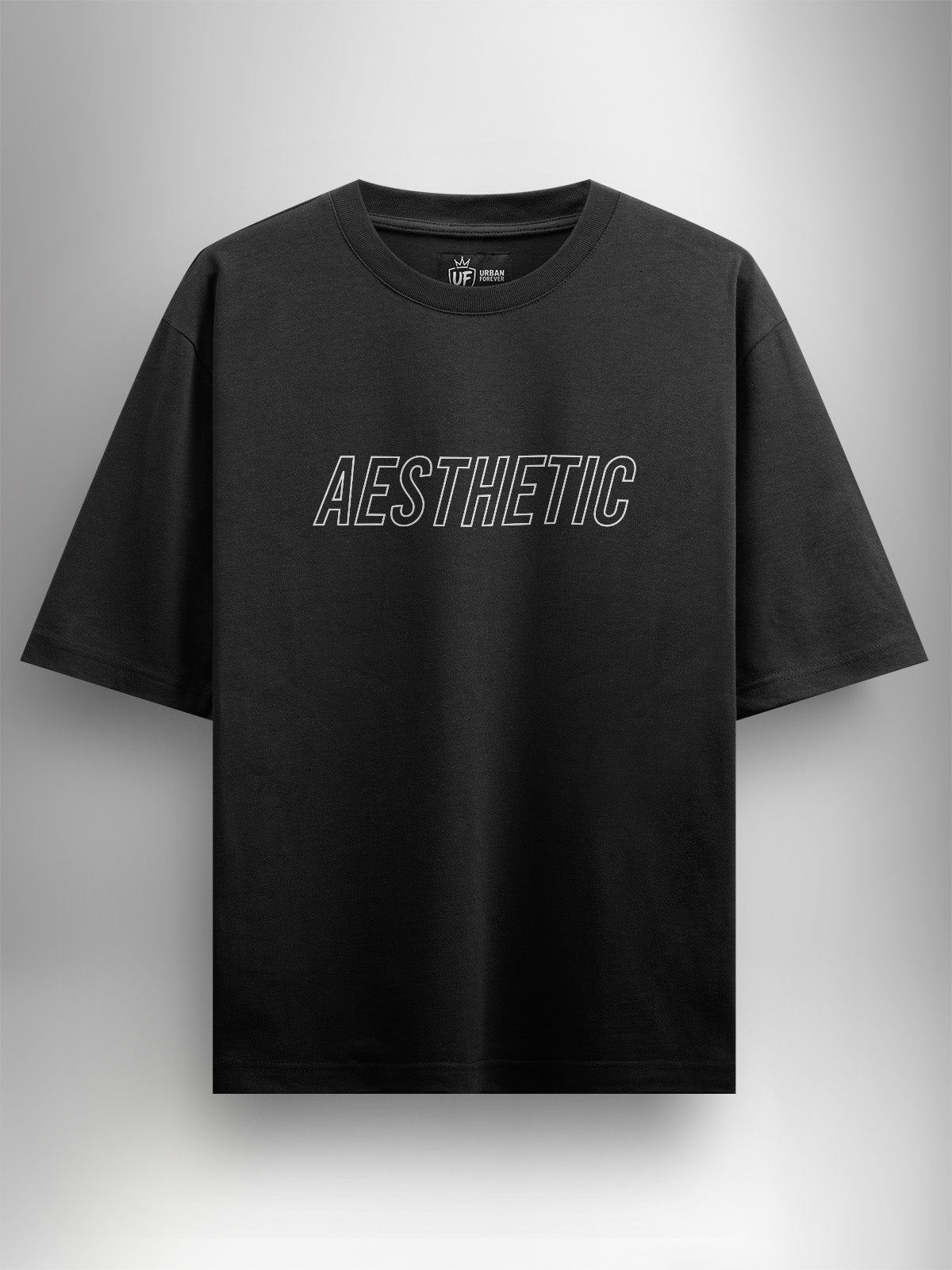 Neo Aesthetic Black Oversized Tshirt - Urban Forever