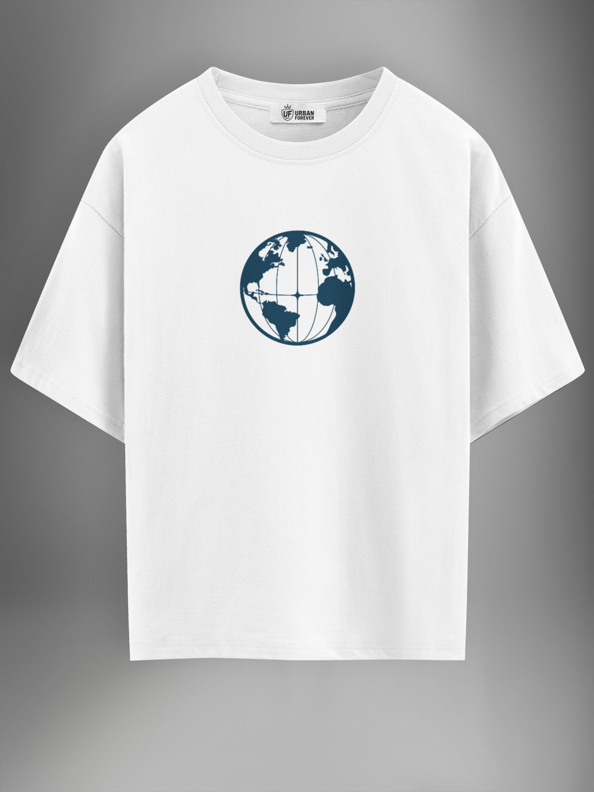Cosmos Calling White Oversized Tshirt - Urban Forever