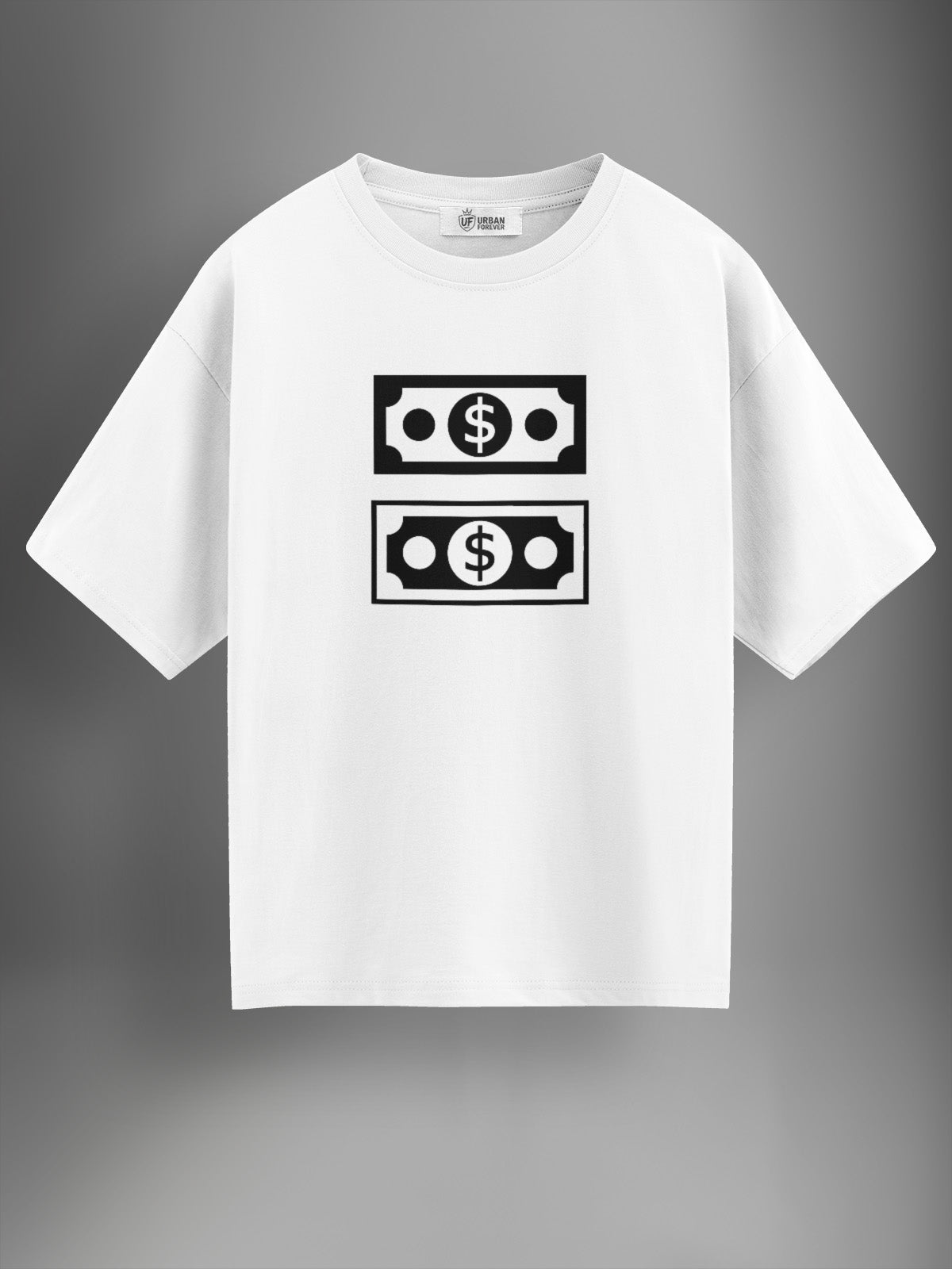 Paisa Double White Oversized Tshirt - Urban Forever