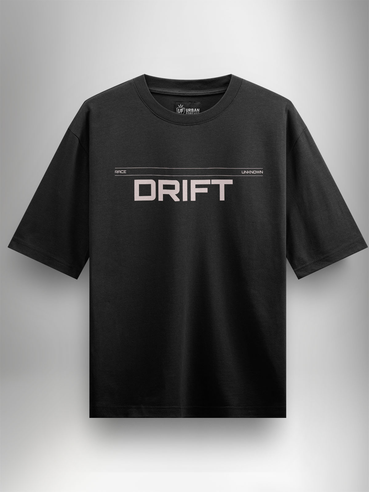 Drift Black Oversized Tshirt - Urban Forever