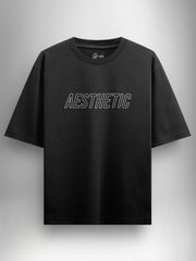 Neo Aesthetic Black Oversized Tshirt - Urban Forever