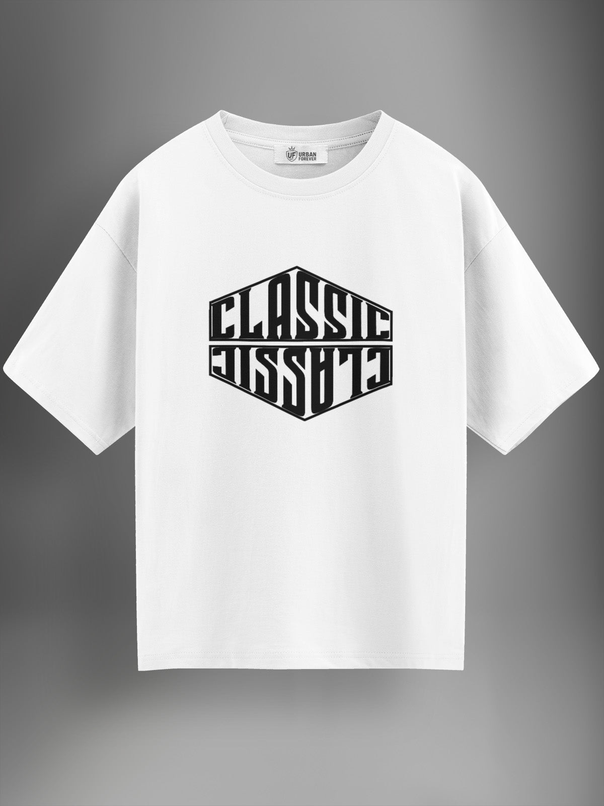 Modern Muse White Oversized Tshirt