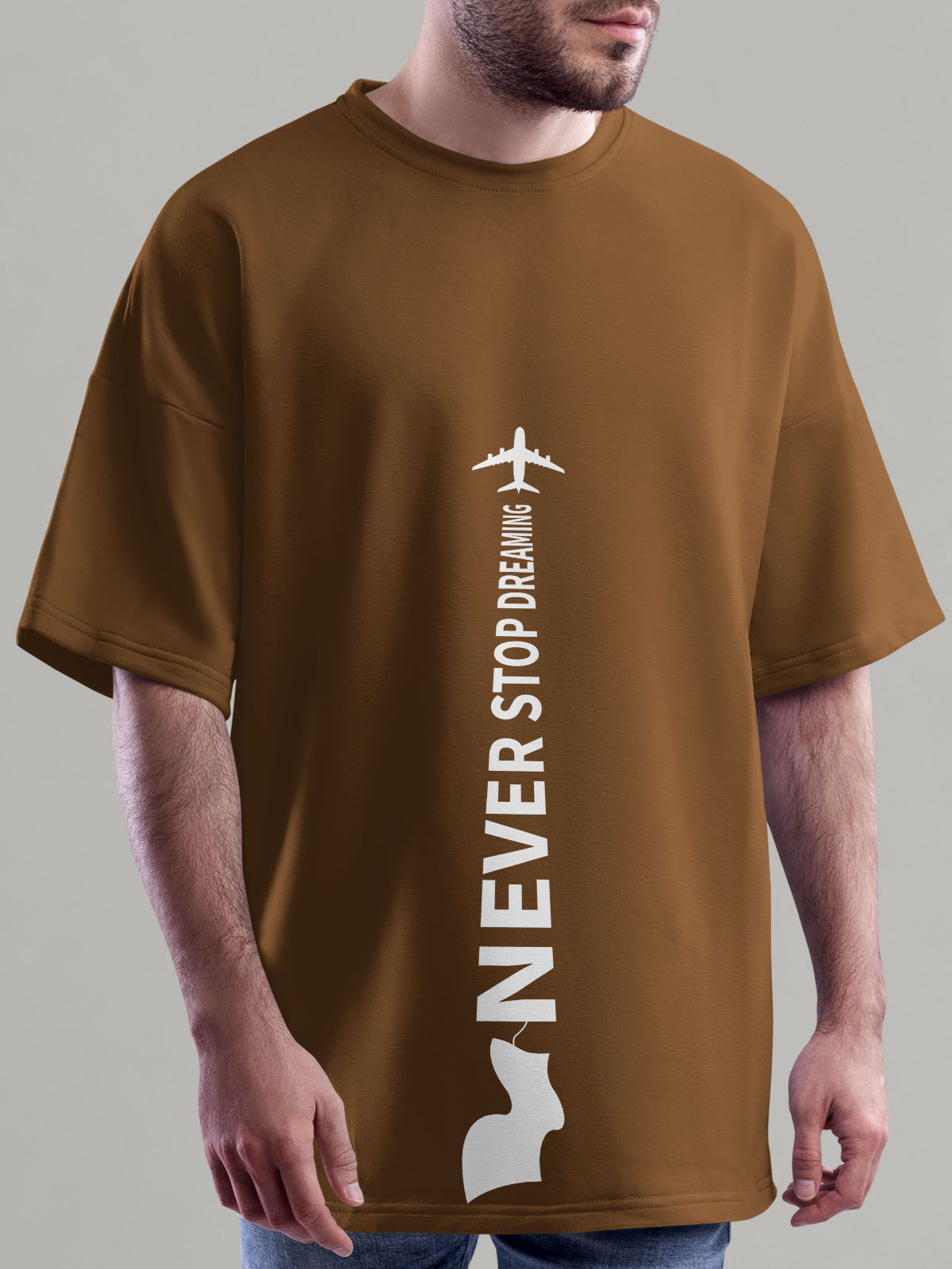 Never Stop Dreaming Oversized Tshirt - Urban Forever