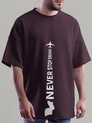 Never Stop Dreaming Oversized Tshirt - Urban Forever