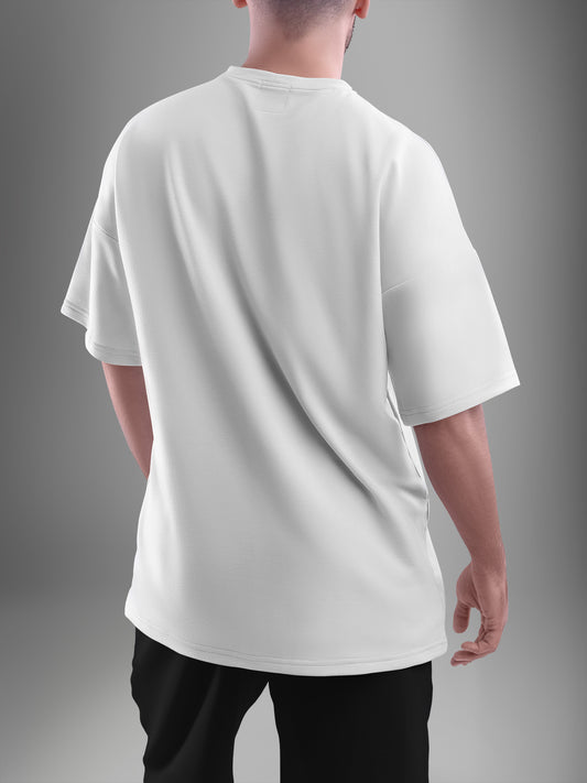 Plain White Oversized Tshirt - Urban Forever